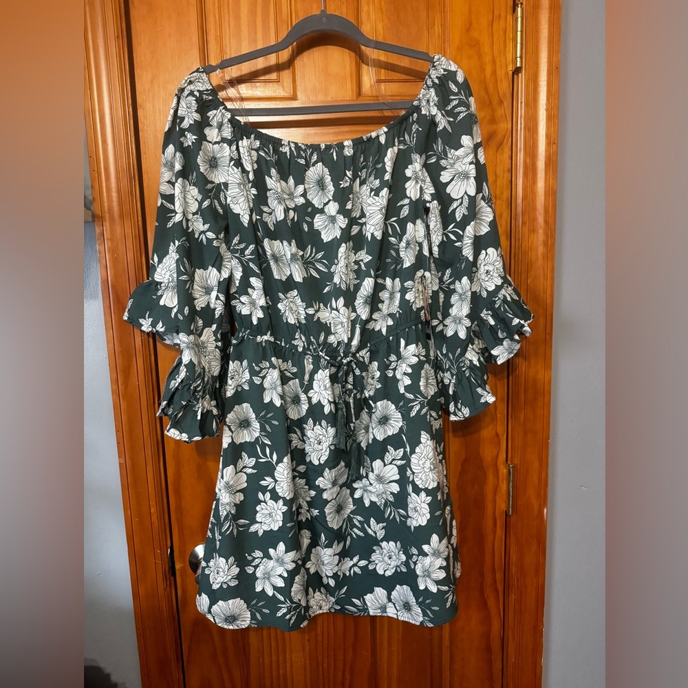 Cute short summer dress.